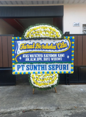 Papan Bunga Duka di Pemahan